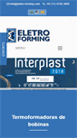 Mobile Screenshot of eletro-forming.com.br